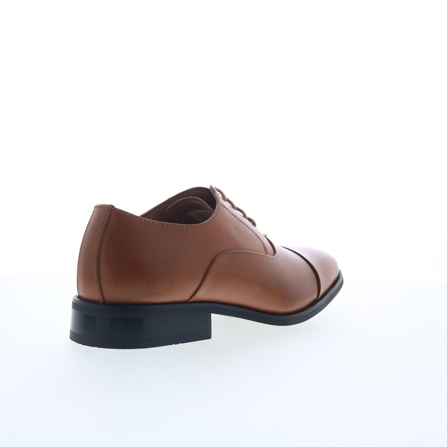 La Milano A591 Mens Brown Leather Lace Up Oxfords & Lace Ups Cap Toe Shoes