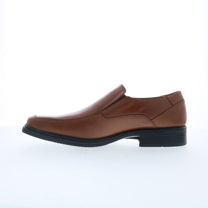 La Milano A656124 Mens Brown Leather Loafers & Slip Ons Casual Shoes