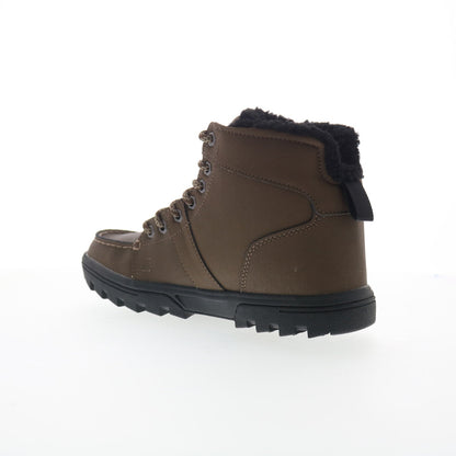 DC Woodland ADYB700042-DCC Mens Brown Leather Lace Up Casual Dress Boots