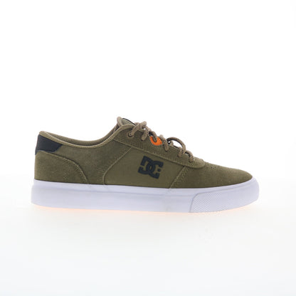 DC Teknic ADYS300763-OVC Mens Green Suede Skate Inspired Sneakers Shoes
