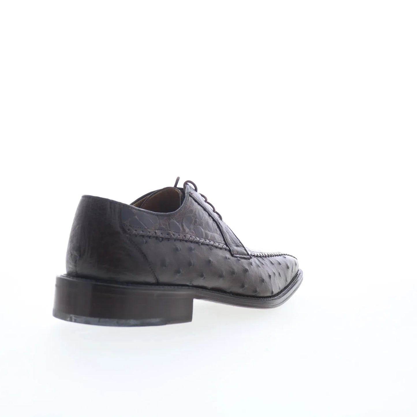 Ferrini Alligator Ostrich 3747 Mens Brown Oxfords & Lace Ups Casual Shoes