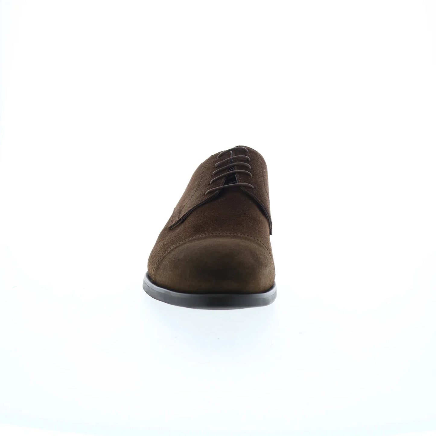 Di Bianco SC538 Mens Brown Suede Lace Up Oxfords & Lace Ups Cap Toe Shoes