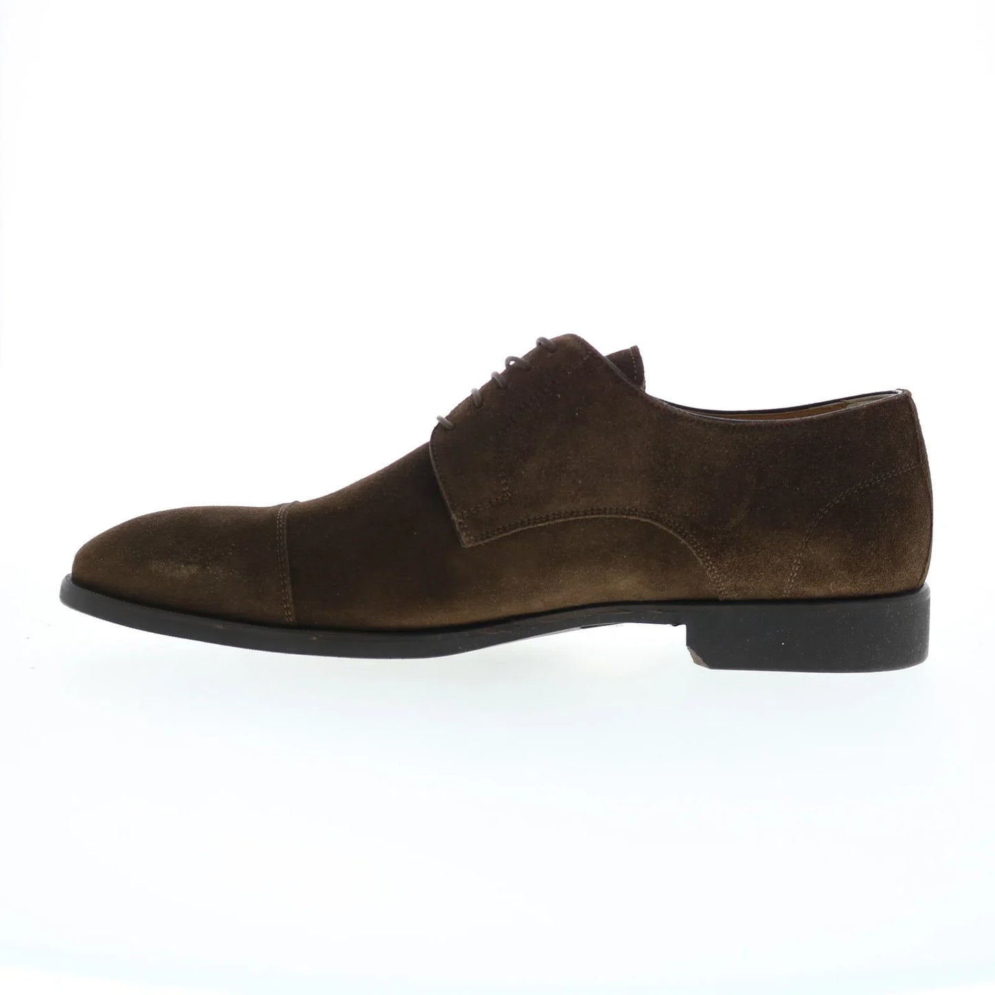 Di Bianco SC538 Mens Brown Suede Lace Up Oxfords & Lace Ups Cap Toe Shoes
