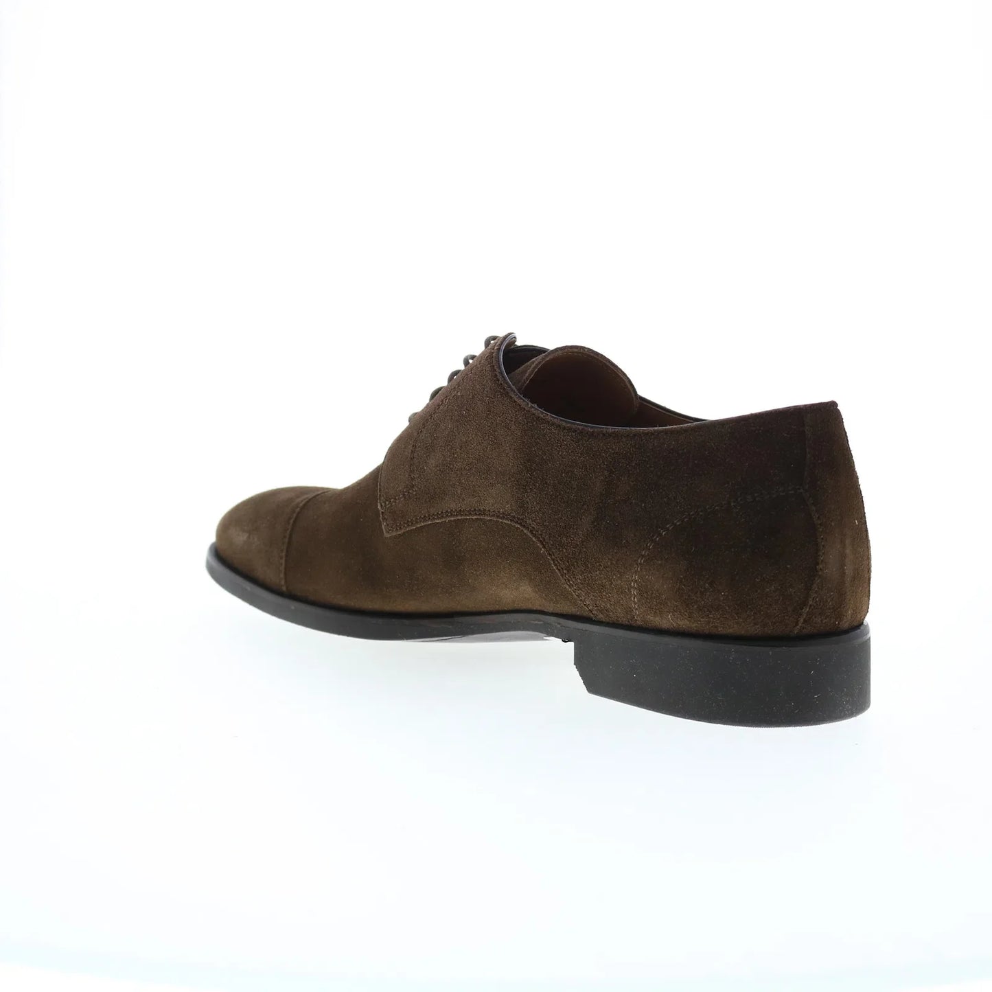 Di Bianco SC538 Mens Brown Suede Lace Up Oxfords & Lace Ups Cap Toe Shoes