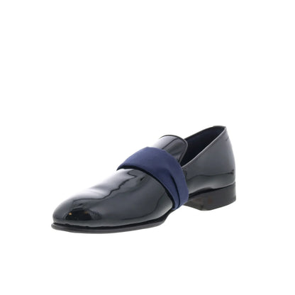 Di Bianco Bellagio Mens Black Leather Loafers & Slip Ons Casual Shoes