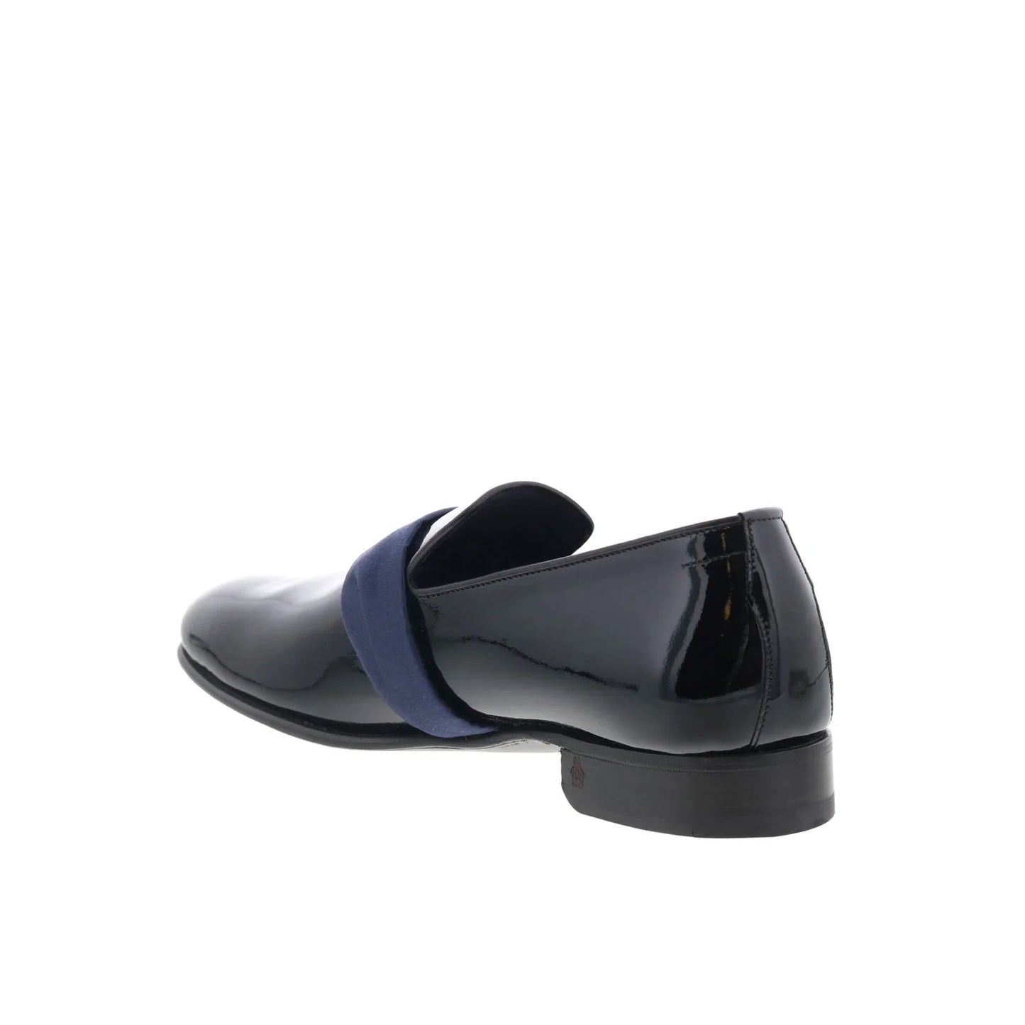 Di Bianco Bellagio Mens Black Leather Loafers & Slip Ons Casual Shoes