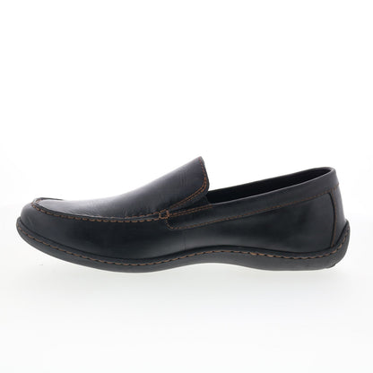 Born Caleb BM0008003 Mens Black Leather Loafers & Slip Ons Casual Shoes