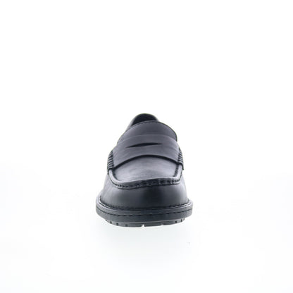 Born Langley BM0018703 Mens Black Leather Loafers & Slip Ons Penny Shoes