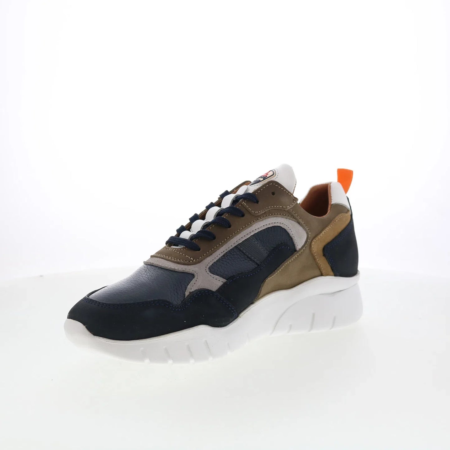 Pajar Cam PDPAS00027.01 Mens Blue Leather Lace Up Lifestyle Sneakers Shoes