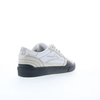 Lakai Cambridge Elite Mens White Suede Skate Inspired Sneakers Shoes