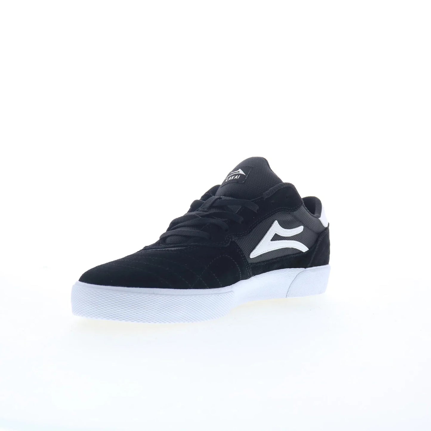 Lakai Cambridge Mens Black Suede Lace Up Skate Inspired Sneakers Shoes