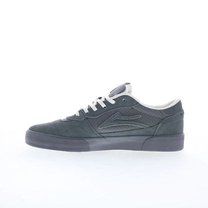 Lakai Cambridge Mens Gray Suede Lace Up Skate Inspired Sneakers Shoes