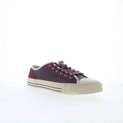 PF Flyers Center LO Vintage Mens Red Leather Lifestyle Sneakers Shoes