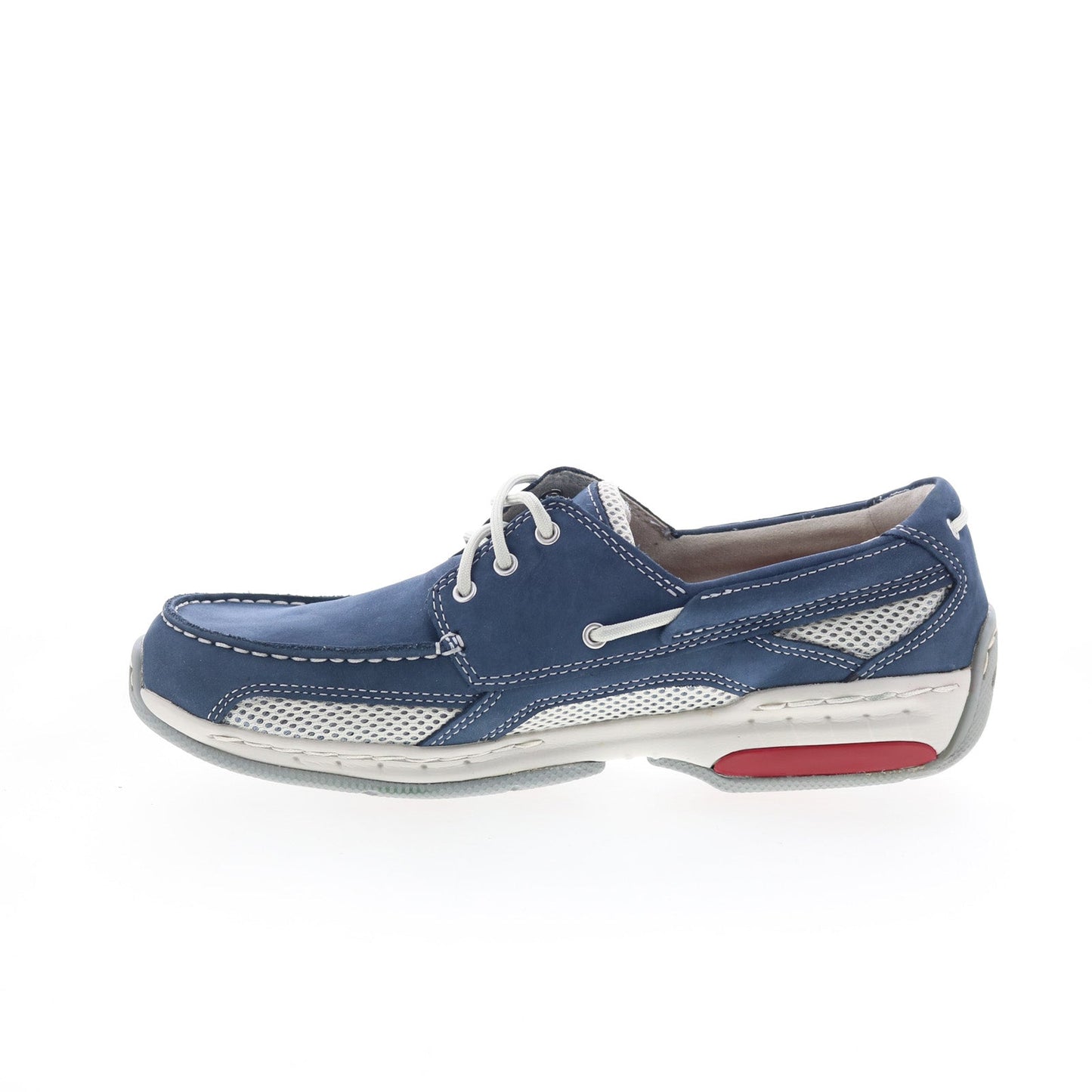 Dunham Captain CI0145 Mens Blue Extra Wide 4E Loafers & Slip Ons Boat Shoes