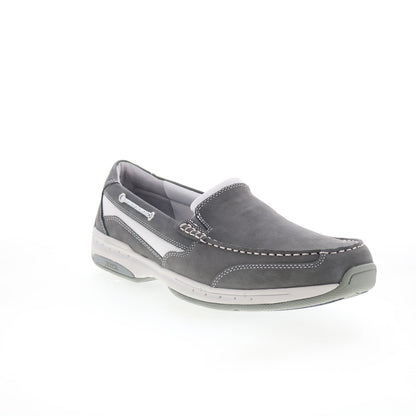 Dunham Captain Venetian Mens Gray Loafers & Slip Ons Boat Shoes