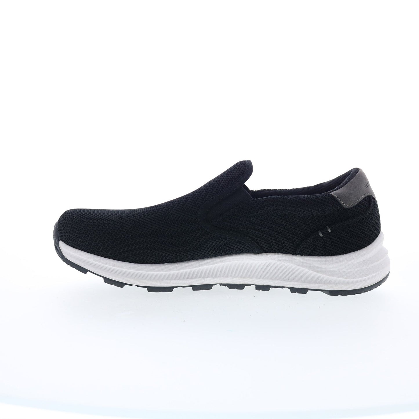 Rockport Fulton CJ1658 Mens Black Canvas Loafers & Slip Ons Casual Shoes