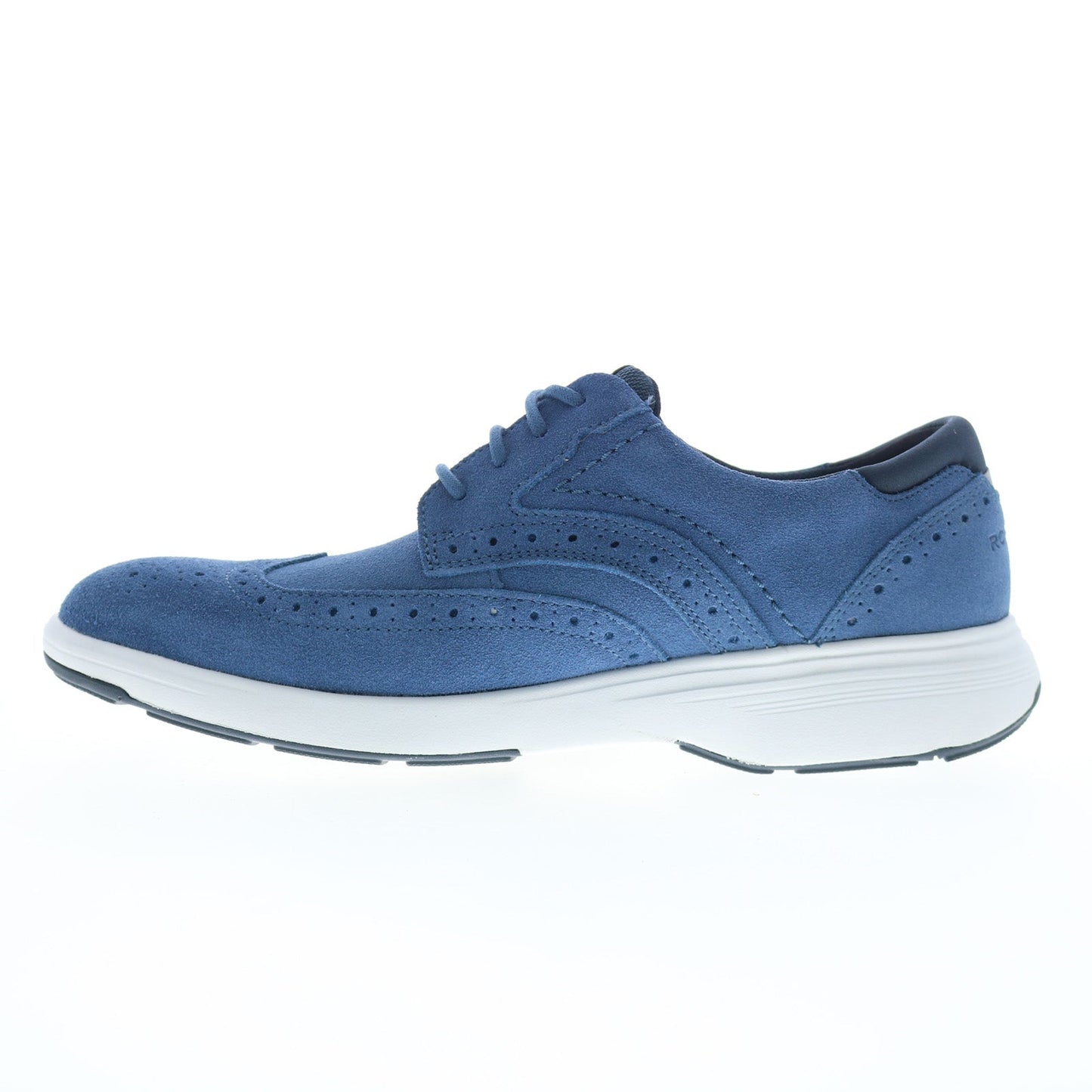Rockport Noah Wingtip CJ4587 Mens Blue Wide Oxfords & Lace Ups Shoes