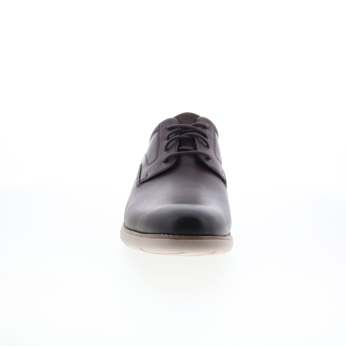 Rockport Garett Plain Toe Mens Brown Wide Oxfords & Lace Ups Plain Toe Shoes