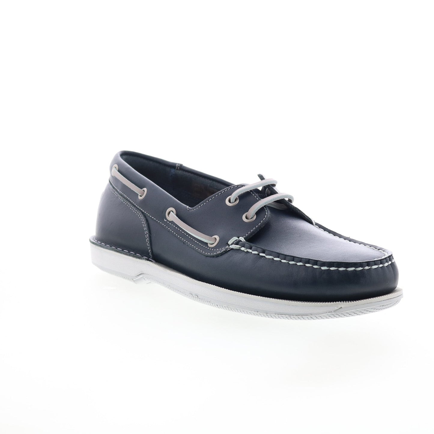 Rockport Perth CI8402 Mens Blue Wide Leather Loafers & Slip Ons Boat Shoes