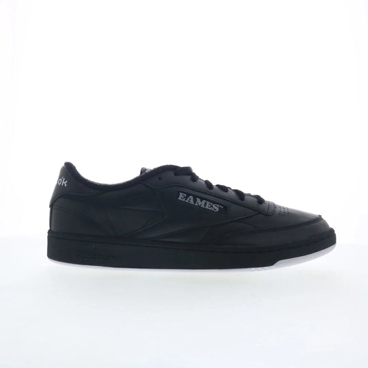 Reebok Club C 85 Eames Office Mens Black Leather Lifestyle Sneakers Shoes