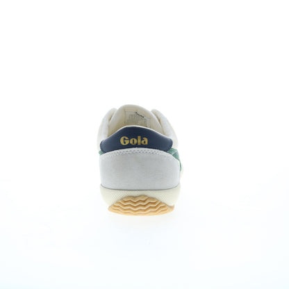 Gola Badminton Mesh CMB321 Mens White Leather Lifestyle Sneakers Shoes