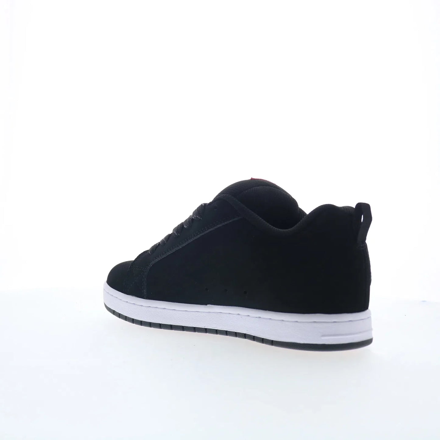 DC Court Graffik 300529-BW5 Mens Black Nubuck Skate Inspired Sneakers Shoes