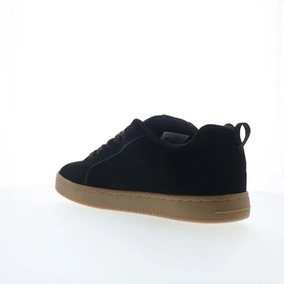 DC Court Graffik DC01661009-BKWHEA Mens Black Skate Inspired Sneakers Shoes
