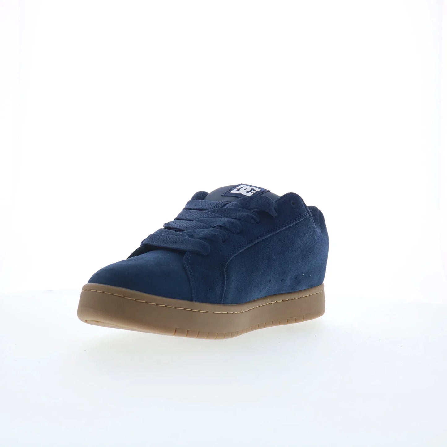 DC Court Graffik SE Mens Blue Suede Skate Inspired Sneakers Shoes