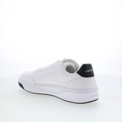 Lacoste Court Pro 225 1 SMA Mens White Leather Lifestyle Sneakers Shoes