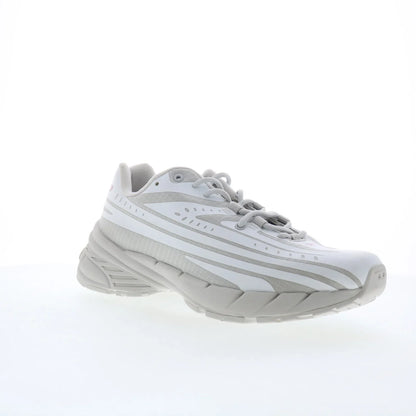 Diesel D-Airspeed Low Mens Silver Synthetic Lace Up Athletic Running Shoes