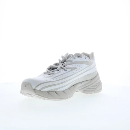 Diesel D-Airspeed Low Mens Silver Synthetic Lace Up Athletic Running Shoes