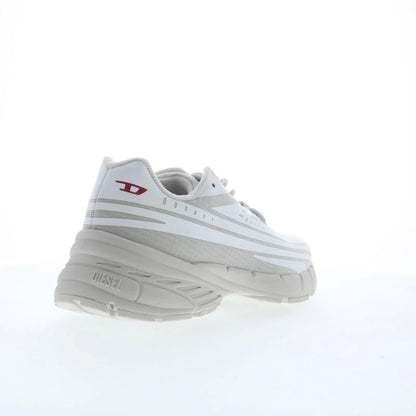 Diesel D-Airspeed Low Mens Silver Synthetic Lace Up Athletic Running Shoes