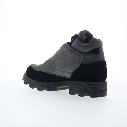 Diesel D-Hammer MB Y03000-P2590-T8013 Mens Black Suede Casual Dress Boots