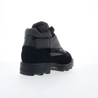 Diesel D-Hammer MB Y03000-P2590-T8013 Mens Black Suede Casual Dress Boots