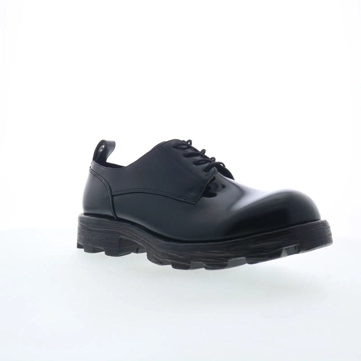 Diesel D-Hammer Sh Mens Black Leather Oxfords & Lace Ups Plain Toe Shoes