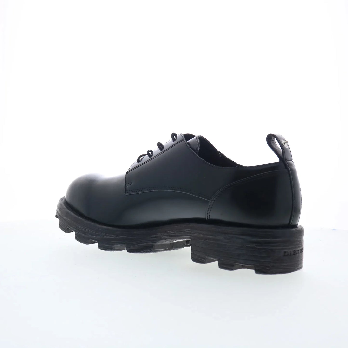 Diesel D-Hammer Sh Mens Black Leather Oxfords & Lace Ups Plain Toe Shoes