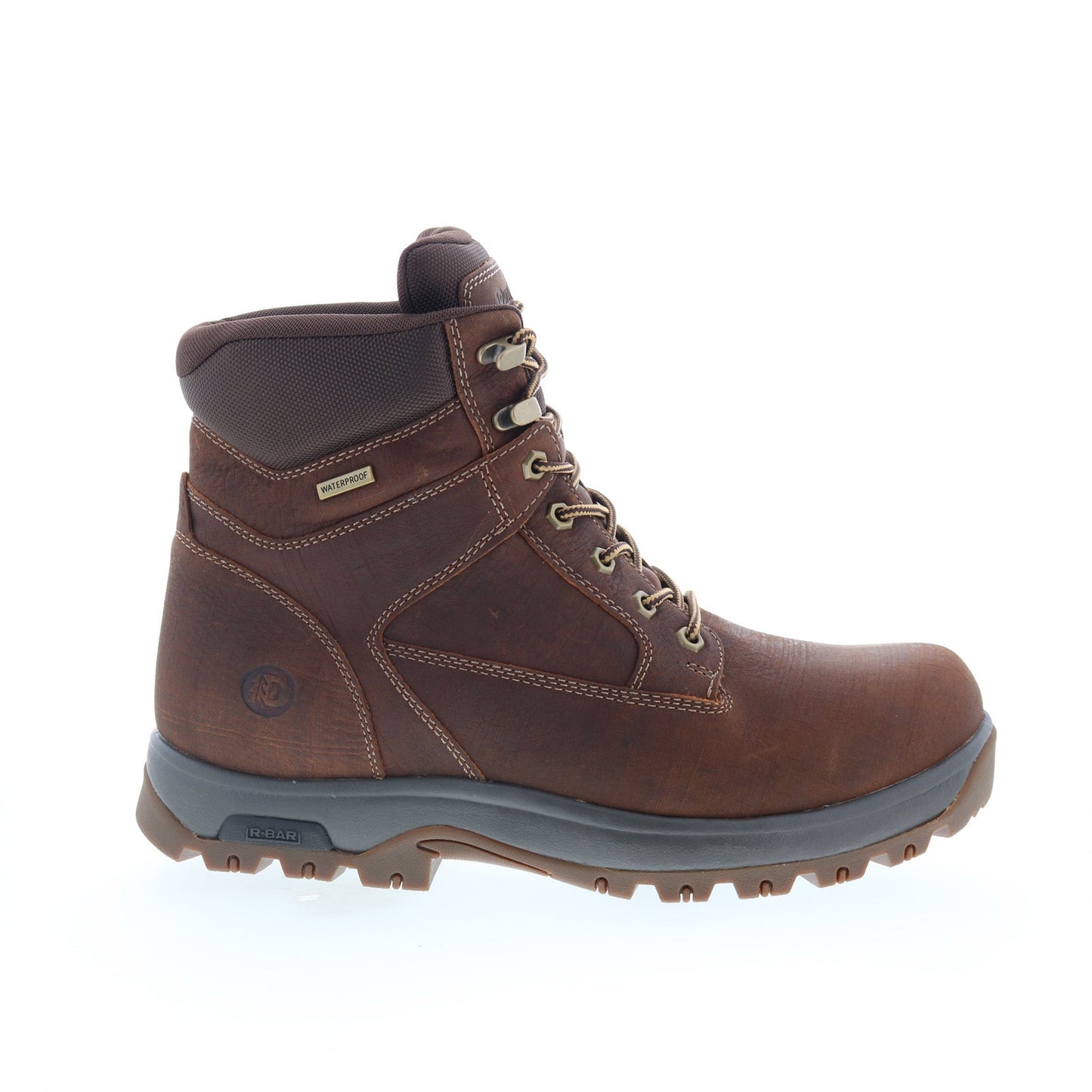 Dunham 8000 Works WP 6" Plain Toe Mens Brown Extra Wide 4E Work Boots