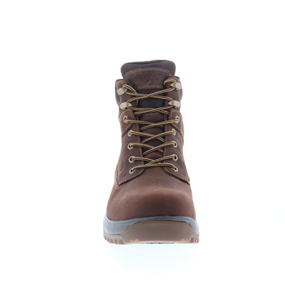 Dunham 8000 Works WP 6" Plain Toe Mens Brown Extra Wide 4E Work Boots