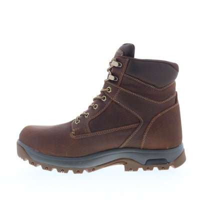 Dunham 8000 Works WP 6" Plain Toe Mens Brown Extra Wide 4E Work Boots