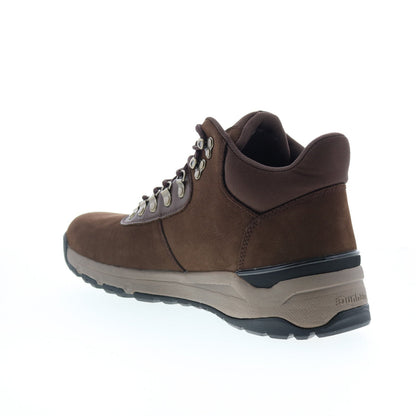 Dunham Alpine WP Lace Up Mid Mens Brown Extra Wide 4E Casual Dress Boots