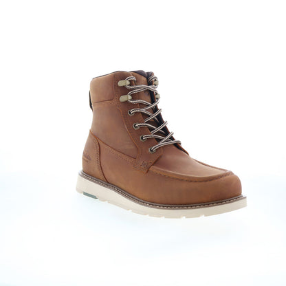 Dunham Brisco WP Lace Up Mens Brown Extra Wide 4E Casual Dress Boots