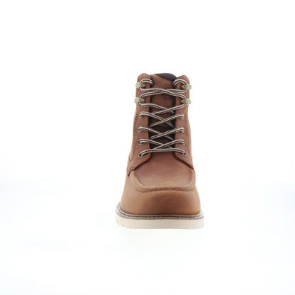 Dunham Brisco WP Lace Up Mens Brown Extra Wide 4E Casual Dress Boots