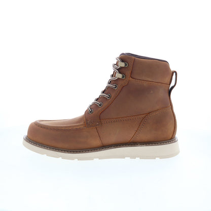 Dunham Brisco WP Lace Up Mens Brown Extra Wide 4E Casual Dress Boots