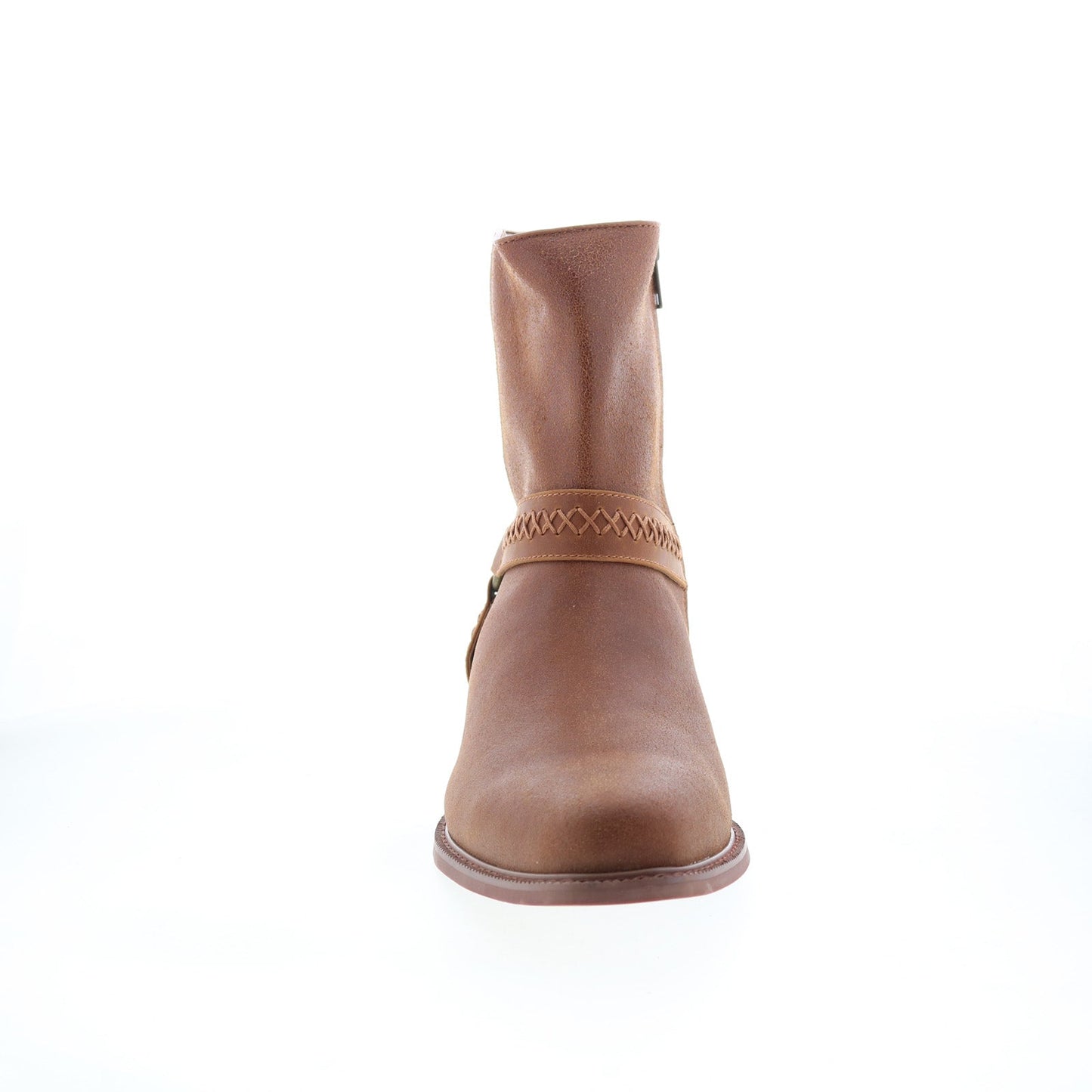 Dingo Butch Cowboy Boots DI-219 Mens Brown Leather Zipper Western Boots