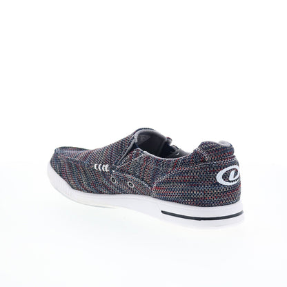 Dexter Kam DM0000497 Mens Blue Canvas Slip On Athletic Bowling Shoes