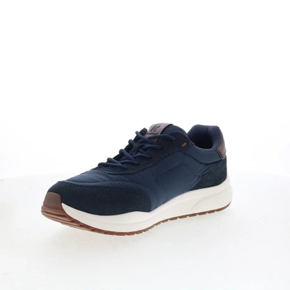 Rockport DMX Brock RMDMXBROCK Mens Blue Wide Suede Lifestyle Sneakers Shoes