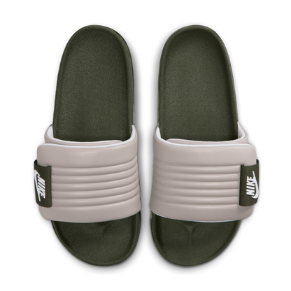 Offcourt Adjust Slides Men's :Cargo Khaki | White