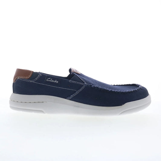 Clarks Driftlite Step 26176940 Mens Blue Loafers & Slip Ons Casual Shoes
