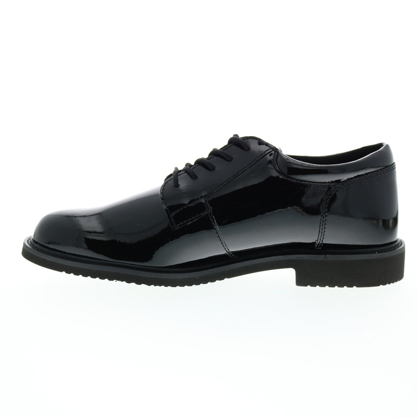 Bates Sentry Lux High Gloss E01851 Mens Black Oxfords Plain Toe Shoes