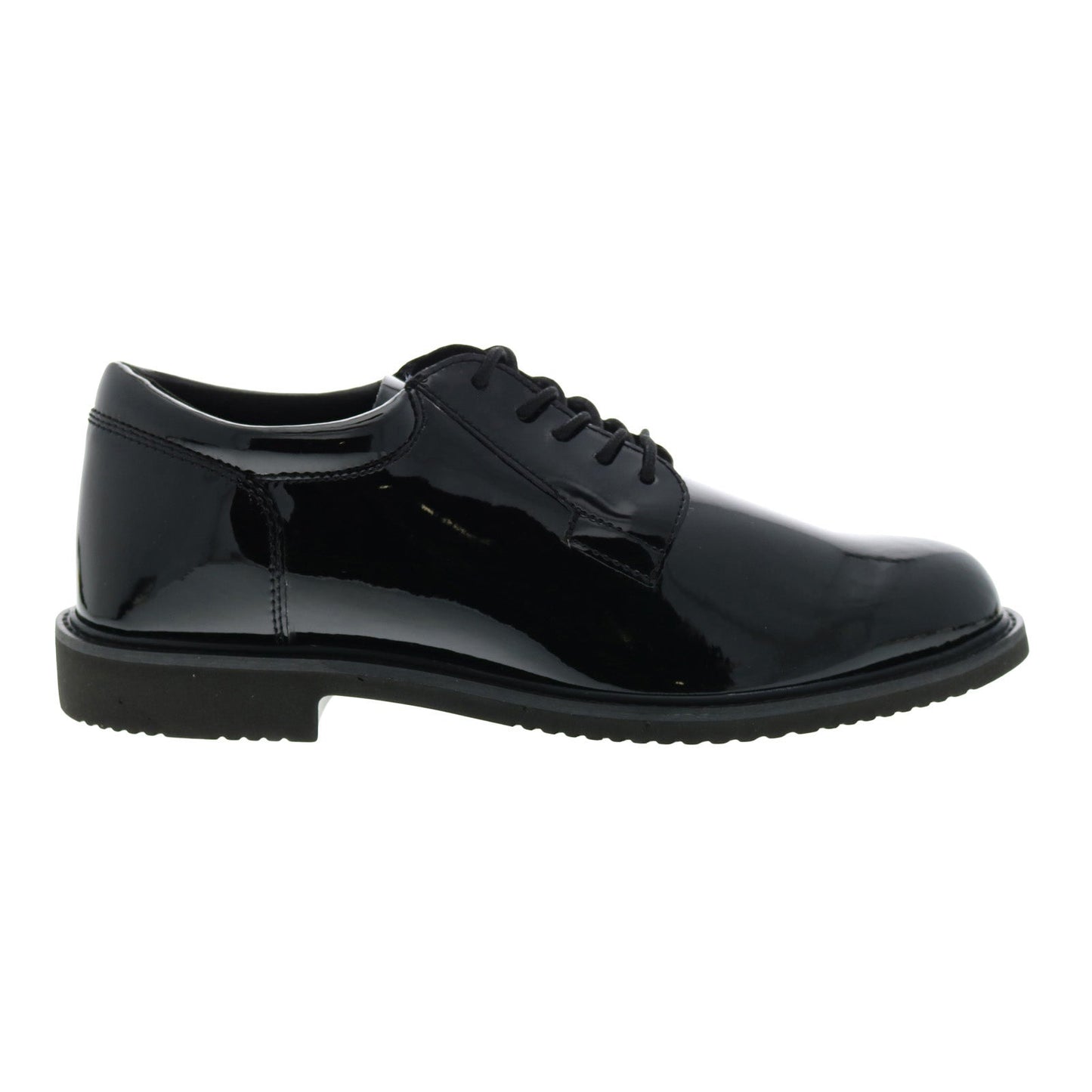 Bates Sentry Lux High Gloss E01851 Mens Black Oxfords Plain Toe Shoes